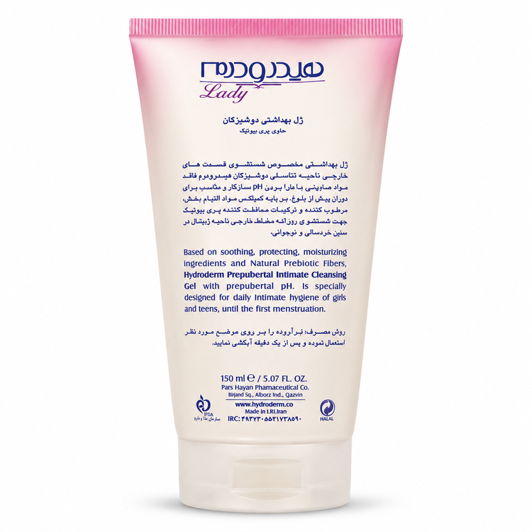 ژل شستشوی بهداشتی دخترانه هیدرودرم مدل Fresh Care (۱۵۰ گرم)