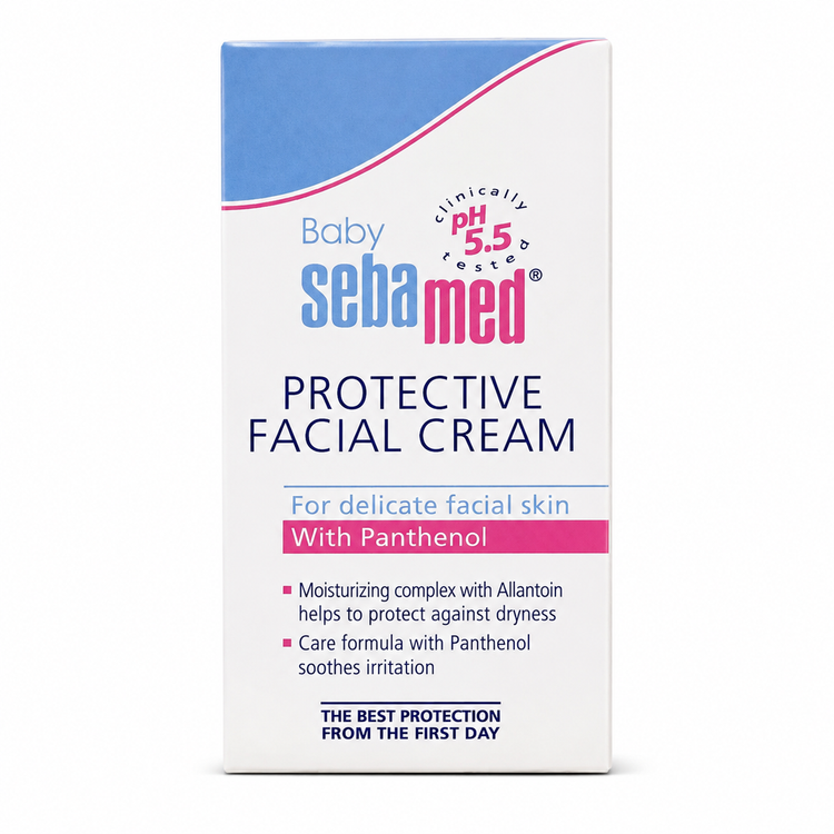 کرم صورت کودک سبامد (Sebamed) اورجینال مدل Baby Protective Facial Cream
