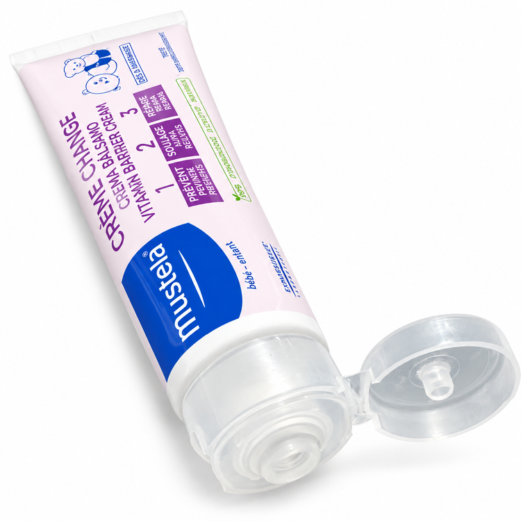 کرم سوختگی پای نوزاد موستلا مدل Vitamin Barrier Cream حجم ۵۰ میل